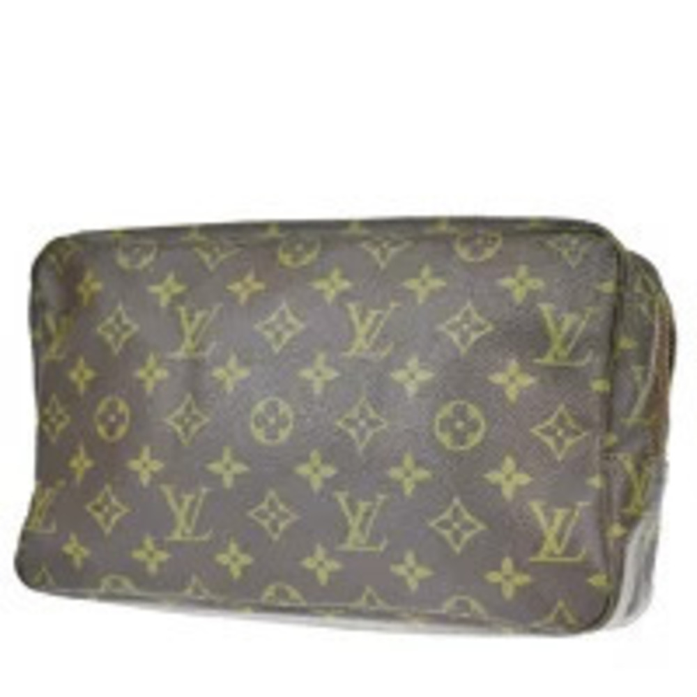 Louis Vuitton Trouse Toilette Bag Shoulder Pouch Monogram Leather
